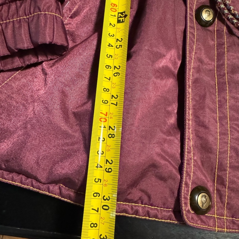 Vintage 90's Reusch Active Wear Maroon Hooded Ski Snow Jacket Embroidered LG - Picture 5 of 16